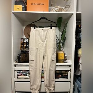 TopShop Faux Leather Joggers